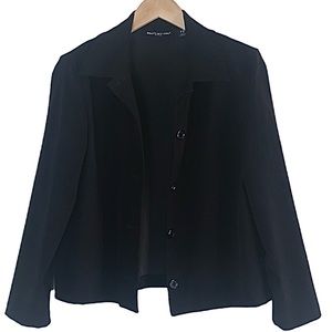 Briggs New York | Vintage button front lightweight blazer jacket petite …